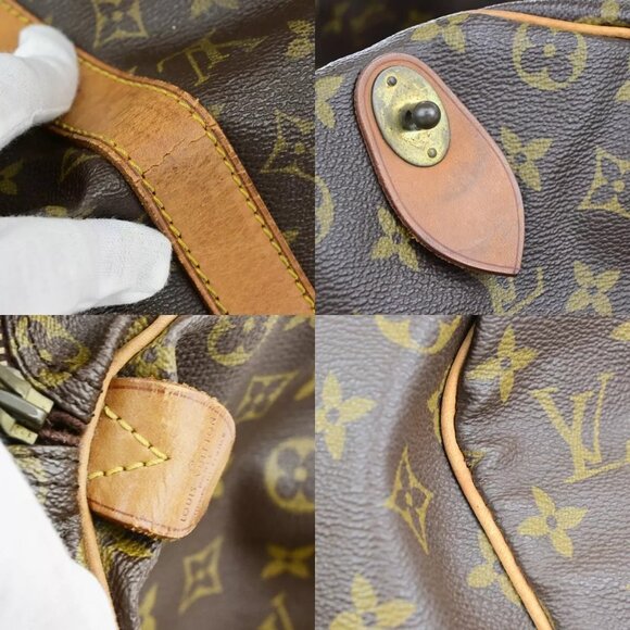 LOUIS VUITTON Keepall 50 Travel Hand Bag Monogram Leather Brown - Picture 8 of 16